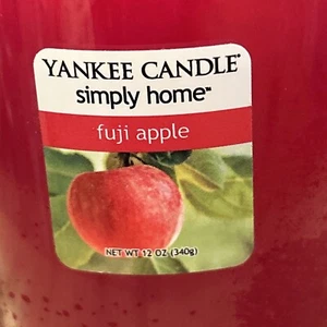 Yankee Candle Simply Home ~ Fuji Apple ~ 12oz Jar - Fast Shipping - NEW!! - Picture 1 of 6