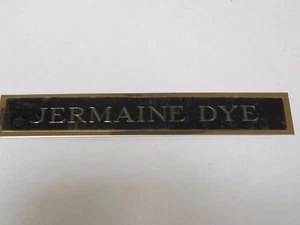 Jermaine Dye Namensschild Kansas City Royals / Atlanta Braves / Chicago White Sox - Bild 1 von 2