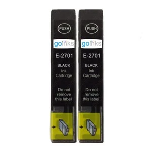 2 cartucce inchiostro nero stampante per Epson WorkForce WF-7110DTW & WF-7720DTWF - Foto 1 di 2