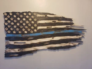 Tattered American Flag SVG for use with CNC and Laser Check out our 50 - Picture 1 of 4