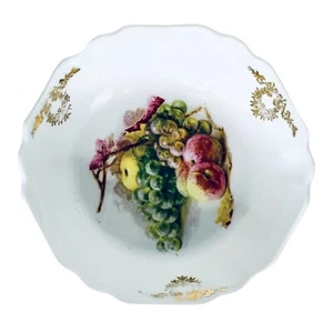VTG RW Rudolf Wachter Bavaria Hand Painted Nut Porcelain Fruit Dessert Bowl - Picture 1 of 5