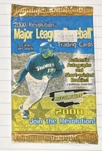 2000 Pacific Revolution MLB Major League Baseball Cards Unopened Hobby Pack - Picture 1 of 2