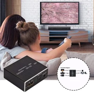 Estrattore audio HDMI convertitore 4K 2K ottico SPDIF 3,5 mm per sistema audio TV nuovo - Foto 1 di 7