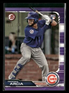 2019 Bowman #31 Francisco Arcia Purple #/250 RC - Picture 1 of 2