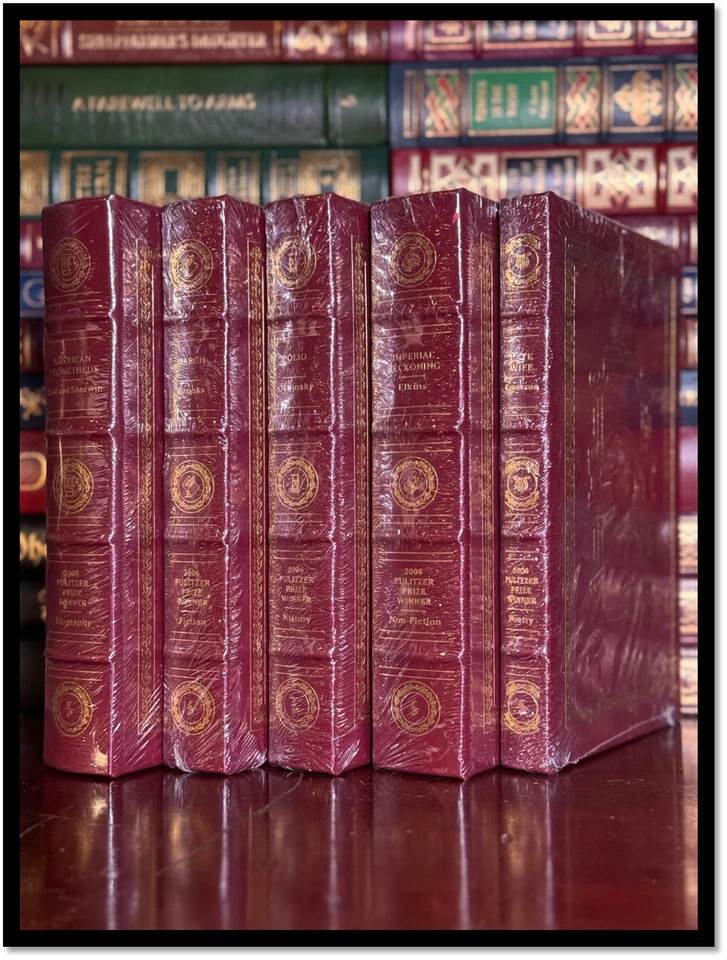 Oppenheimer American Prometheus SIGNED Sealed Easton Press Leather Pulitzer 2006 - Image 1 of 4