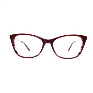 Monturas de gafas de borde completo Salsa SA 8007 RD oro rojo ojos de gato para mujer 53-16-140 - Imagen 1 de 9
