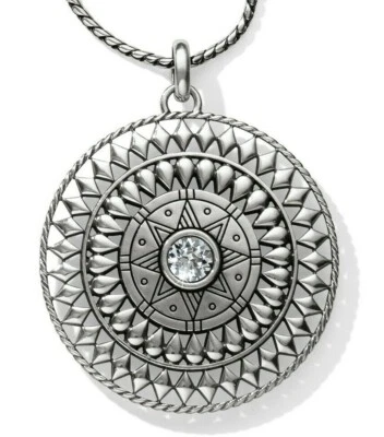 NUEVO CON ETIQUETAS Brighton AFRICA STORIES BASKET Collar Largo Corto Plateado Precio de venta sugerido por el fabricante 78 USD Foto 1 de 4