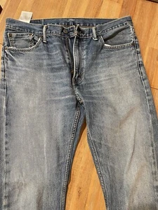 Men’s Levi’s 513 Jeans - Size 33/34 - Blue Wash Denim Jeans - Picture 1 of 7