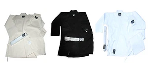 KARATE,MARTIAL ARTS UNIFORM/GI 8-OZ MIDDLEWEIGHT, WITH FREE WHITE BELT THREAD(R) - Picture 1 of 4