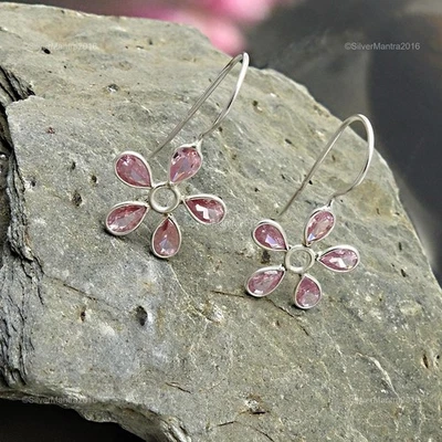 Zircone Cubico Pietra 925 Argento Sterling Gancio Sorella Pendenti Etnico - Immagine 1 di 4