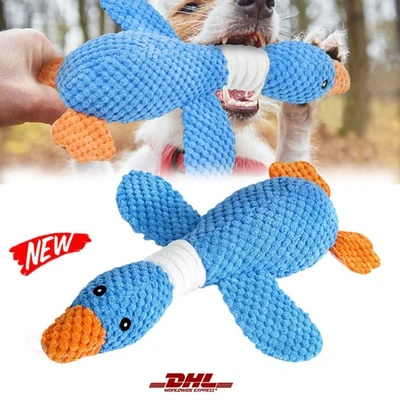 34CM Anti Stress Ente Hund, Ente Design, Anti Stress Ente für Hunde Quietschend. - Bild 1 von 4