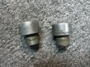 Harley Davidson OEM Oil Pump Check & Relief Valve Slotted Plugs 26263-80 - Picture 1 of 3