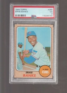 1968 Topps Ernie Banks #355 PSA 3 VG Very Good - Picture 1 of 1