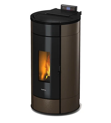 STUFA A PELLET ERMETICA FREEPOINT "GLOBE" MOKA 11 KW - Immagine 1 di 3