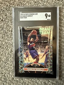 1992-93 Topps Stadium Club Beam Team #15 Charles Barkley SGC 9 - Imagen 1 de 2