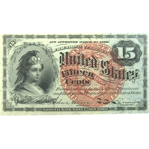15C Fractional Note Fourth Issue FR1269 CCU Choice Crisp Uncirculated - Picture 1 of 2