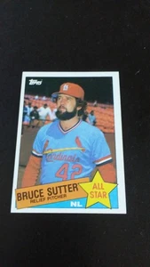 1985 Topps - All-Star Bruce Sutter #722-Baseball-HOF-FREE SHIPPING - Picture 1 of 3