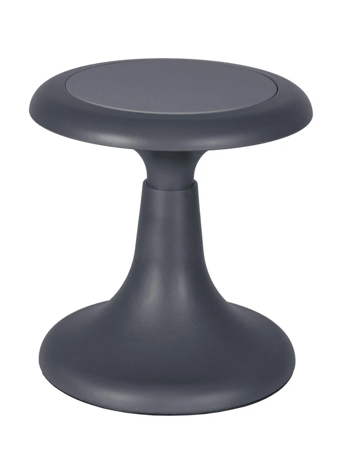 Taburete Glow Wobble, 13 pulgadas, gris Foto 1 de 4