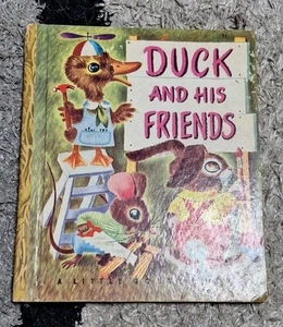 Duck And His Friends, (81) A Little Golden Book, 1949 1st Edtn. Next Day Deliv. - Picture 1 of 15