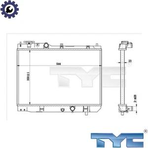 RADIATOR ENGINE COOLING 720-0001-R FOR MAZDA 323/S/VI/Hatchback PREMACY MINI - Picture 1 of 6