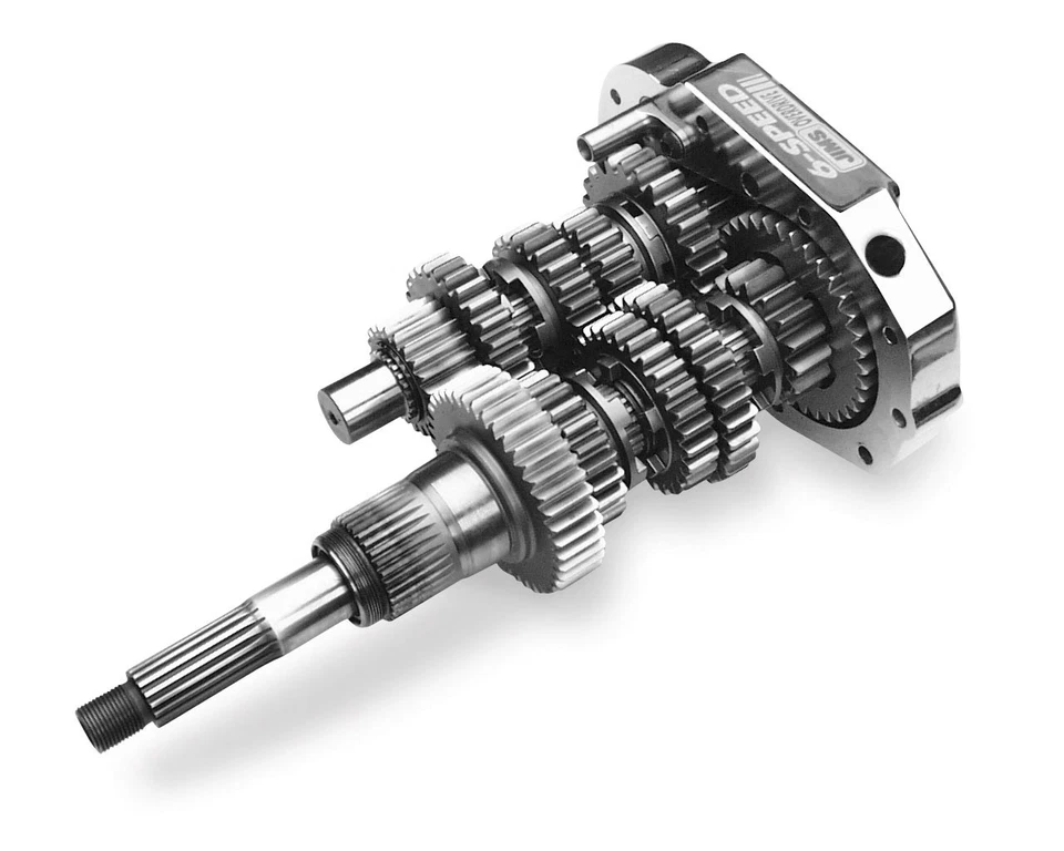 Jim's 5 to 6-Speed Precision-Cut Transmission Super Kit for 01-06 Harley FL FX Foto 1 de 1