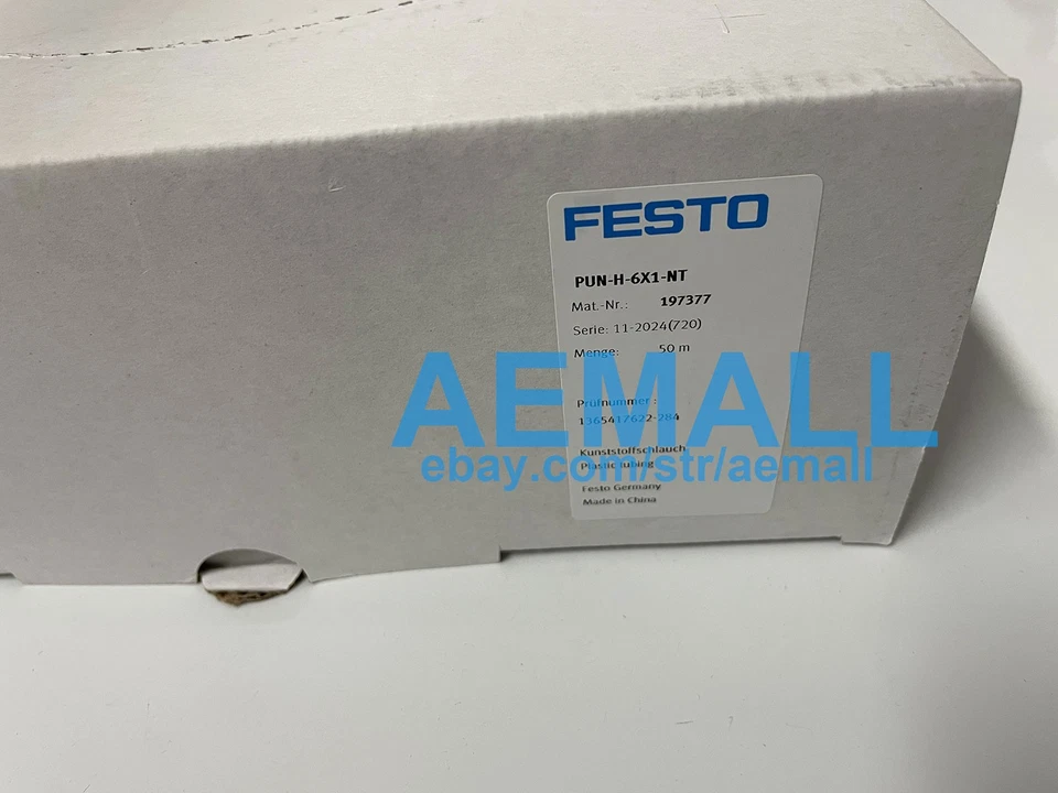 One 50m for Festo Pun-h-6x1-nt 197377 Blau Pneumatic Tubing
