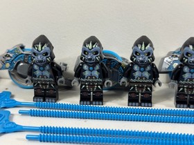 LEGO LEGENDS OF CHIMA Gorzan Minifigure Whirling Vines 70109 Speedorz Lot of 6