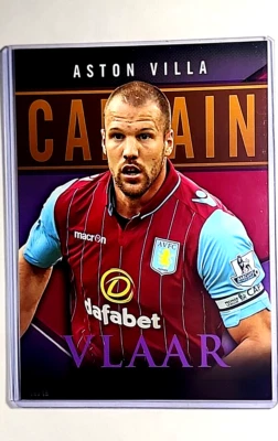 2014-15 Topps Premier фиолетовый капитан #CS-RV Рон Влаар Aston Villa /49 7 x 5 - Изображение 1 из 3