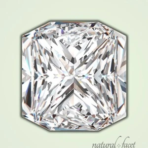 2.02 Carat E/SI2/Ideal Cut Square Radiant AGI Certified Diamond 7.61x6.97x4.98mm - Picture 1 of 4