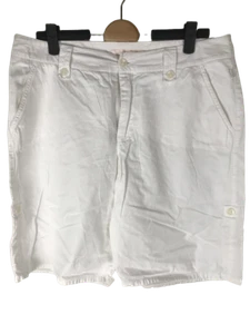Mac Jeans Short Bermuda Retroussante Homme Blanc Occasion Bonne Qualité T 40 FR - Bild 1 von 8