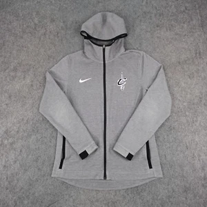 Cleveland Cavaliers Hoodie Mens Medium Nike Tech Jacket Zip NBA Dri Fit Cavs - Picture 1 of 17