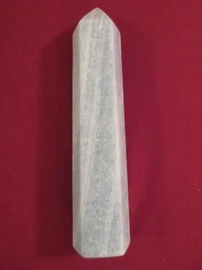 Large Natural Blue Calcite crystal Obelisk Quartz Healing Tower approx 12'' Tall - Picture 1 of 7