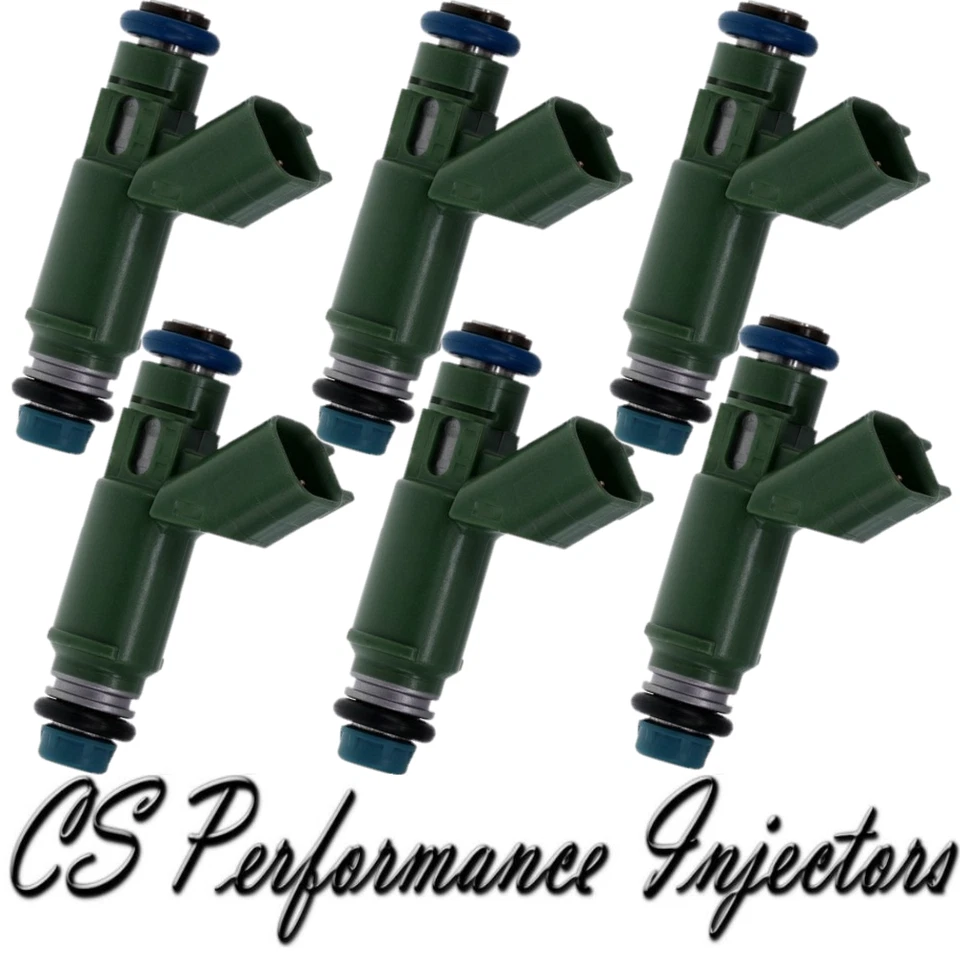 Juego de inyectores de combustible Denso OEM para 02-08 Jaguar X-Type 3.0 V6 03 04 05 06 07 Foto 1 de 4