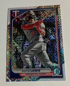 2024 Bowman Chrome Mega Box ROYCE LEWIS Mojo Refractor Card Minnesota Twins - Picture 1 of 2