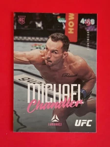 Michael Chandler ~ 2021 Panini Chronicles UFC Luminance ~ Pink Parallel ~ Rookie - Picture 1 of 2