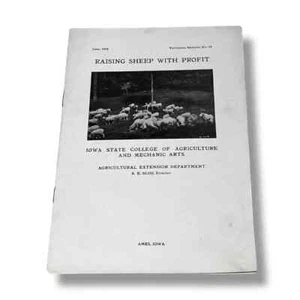 Schafzucht mit Gewinn Juni 1918 Bulletin Nr. 64 Iowa State College of Ag CX - Bild 1 von 5