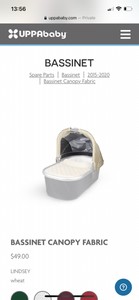 uppababy bassinet boot cover