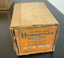 Original 1929 NOS Hammarlund Shortwave Midline Condenser ML-23  ( .0005)
