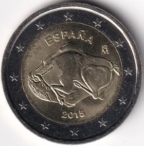 2 Euro Gedenkmünze Spanien - 2015 - "Höhle von Altamira" - Bild 1 von 2