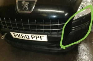 Peugeot 3008 Black bumper bezal cover trim Parts 2011 - Picture 1 of 1