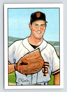 1990 Bowman Art Sweepstakes Card, Will Clark Giants, 1989 Silver Slugger Award