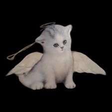 Cat Kitten Ornament Bradford Editions Purr-fect Little Angels MISTY Scholz Wings