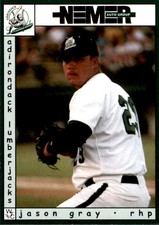1999 Adirondack Lumberjacks Warning Track #20 Jason Gray Fort Lauderdale Florida