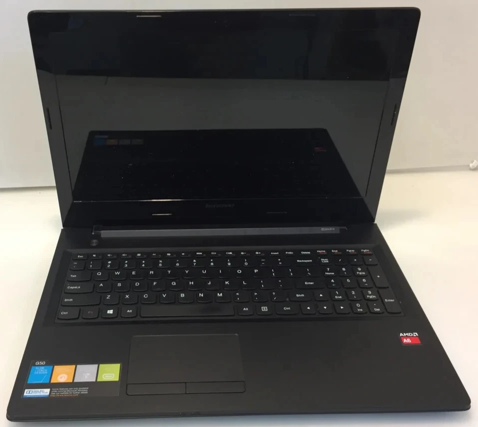 PC LAPTOP LENOVO G50-45 AMD A8-6410 *NEW BATTERY* RAM 8GB SSD 256 GB - Bild 1 von 1