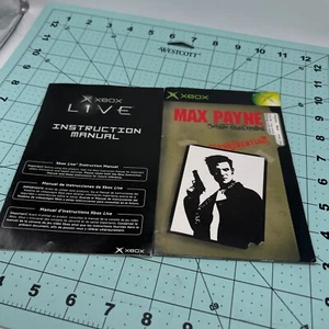 Max Payne Microsoft XBOX Instruction Manual Only - Picture 1 of 6
