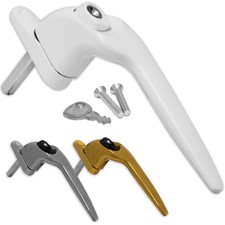 uPVC Universal Window Handle Cranked Double Glazing Locking Espag Replacement