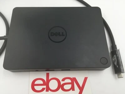 DELL WD15 K17A 05FDDV USB-C Docking Station K17A001 HDMI  -NO POWER ADAPTER - Image 1 of 4