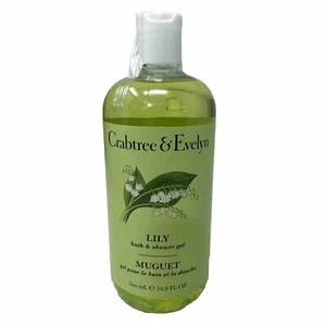 (2X PACK) CRABTREE & EVELYN Lily Bath & Shower Gel 16.9 oz/500ml Free Ship- NEW - Picture 1 of 2