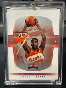 2004-05 Fleer Genuine Heritage Reflections Dominique Wilkins # 110 #'d 027/100