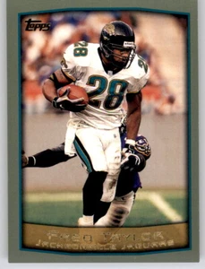 Tarjeta base 1999 Topps Fred Taylor NFL PWE Jaguars #25 - Imagen 1 de 2